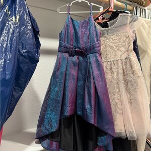 Shimmering Blue and Purple Dress